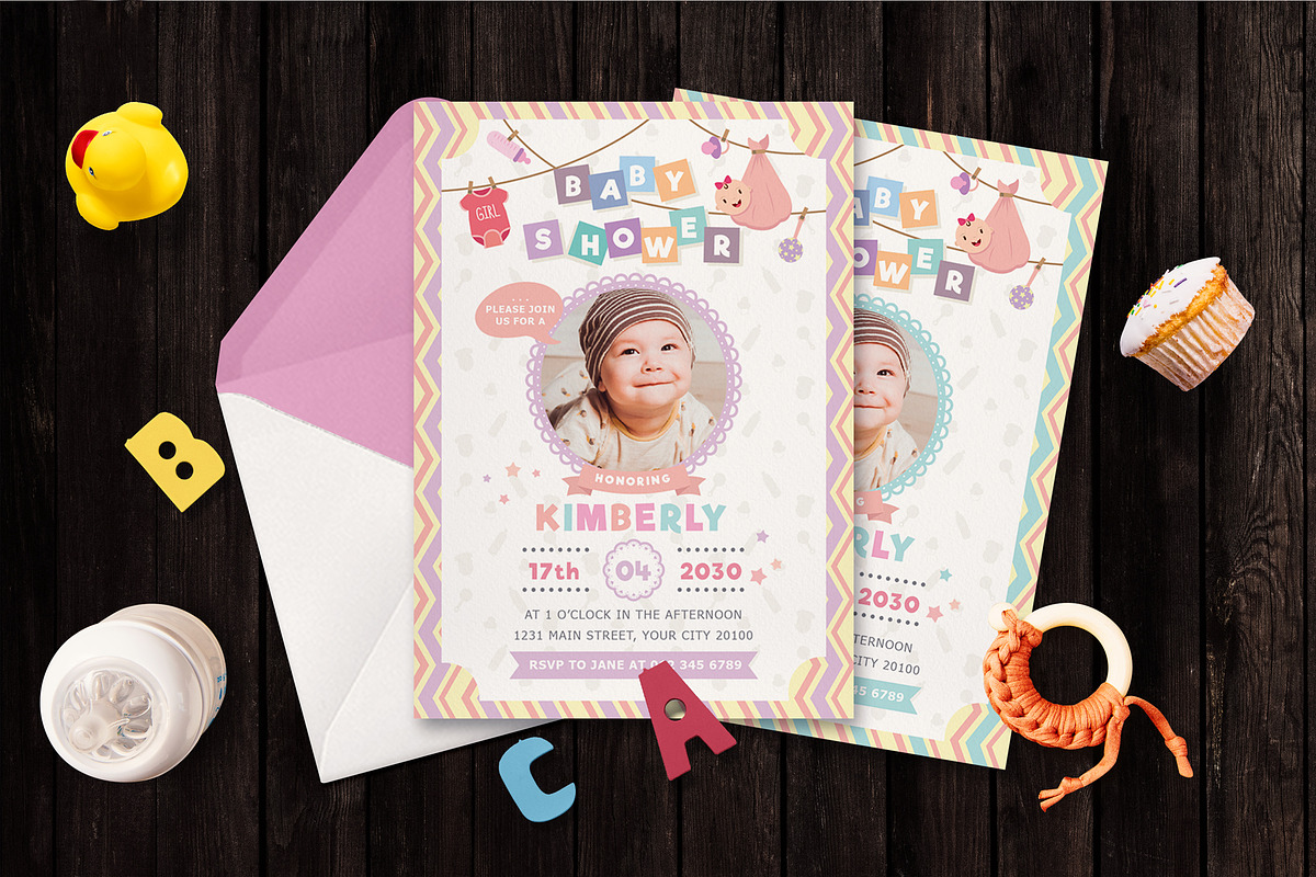 BABY SHOWER INVITATION, an Invitation Template by Totem Invitation House (Photo 1 of 6)