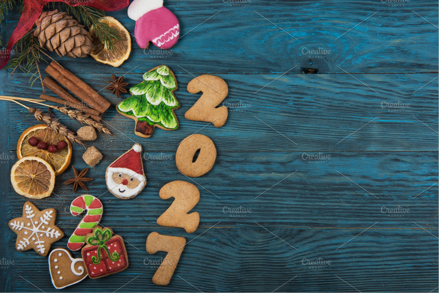 Festive gingerbread cookies for, a Food & Drink Photo by Jan Jack Russo Media