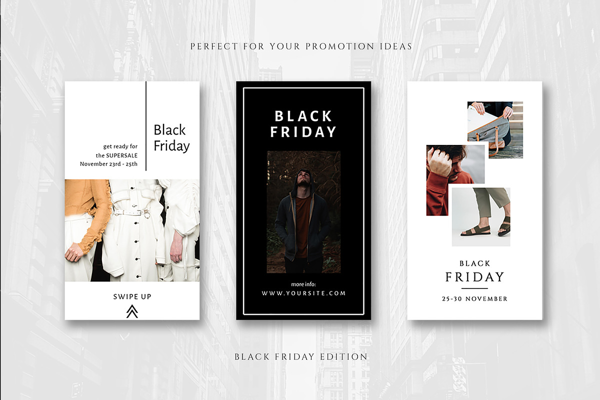 ANIMATED Black Friday Instagram Pack, a Social Media Template by Eviory (Photo 7 of 11)