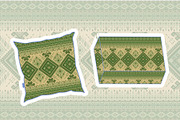 Mustard Green Native Ethnic pattern, a Pattern Graphic by ThaiByGaew (Thumbnail 5 of 5)