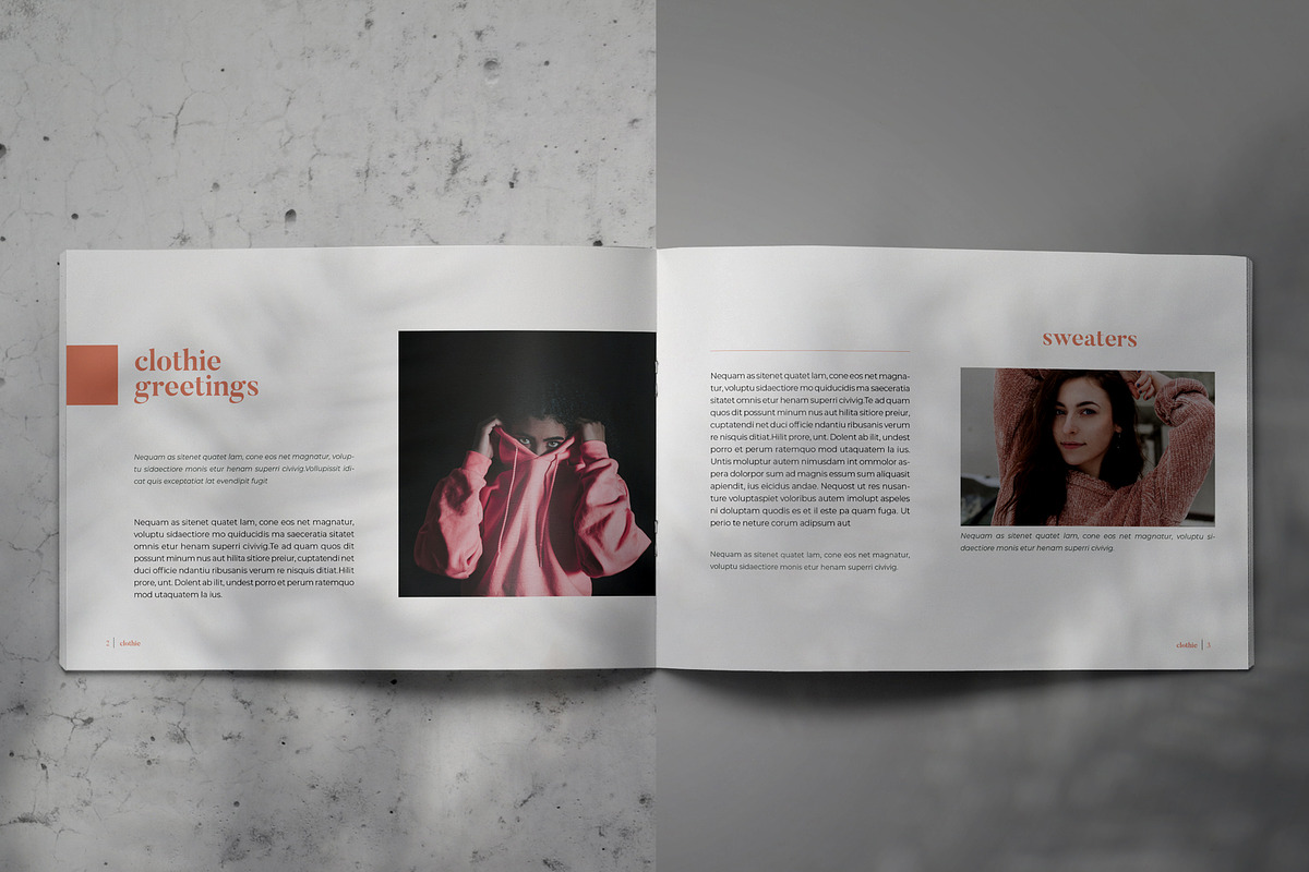 CLOTHIE Lookbook Brochure Template, a Brochure Template by Indotitas (Photo 2 of 9)