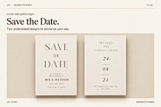 Elegant Wedding Invitation Set,Canva, an Invitation Template by Layl Atelier (Thumbnail 2 of 7)