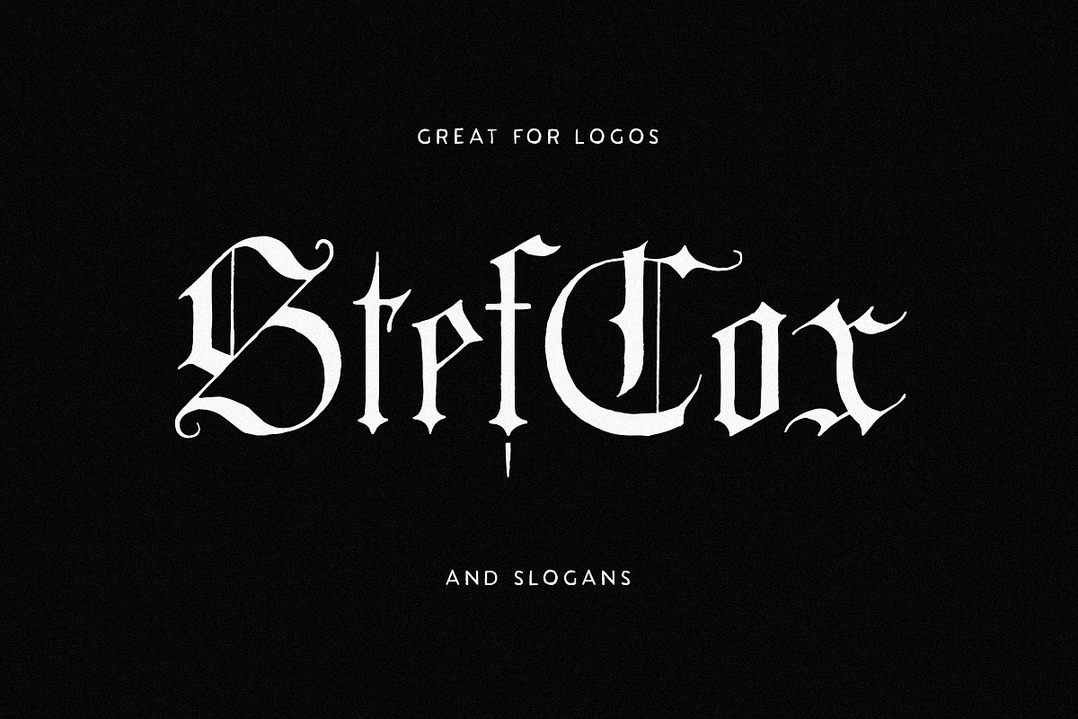 BlackCat Blackletter Vintage Font, a Blackletter Font by Tom Chalky (Photo 9 of 10)