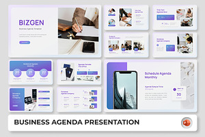 Bizgen - Business Agenda PowerPoint, a Presentation Template by Premast