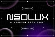 Neolux – Modern Tech Font, a Sans Serif Font by Brand Earth (Thumbnail 1 of 8)