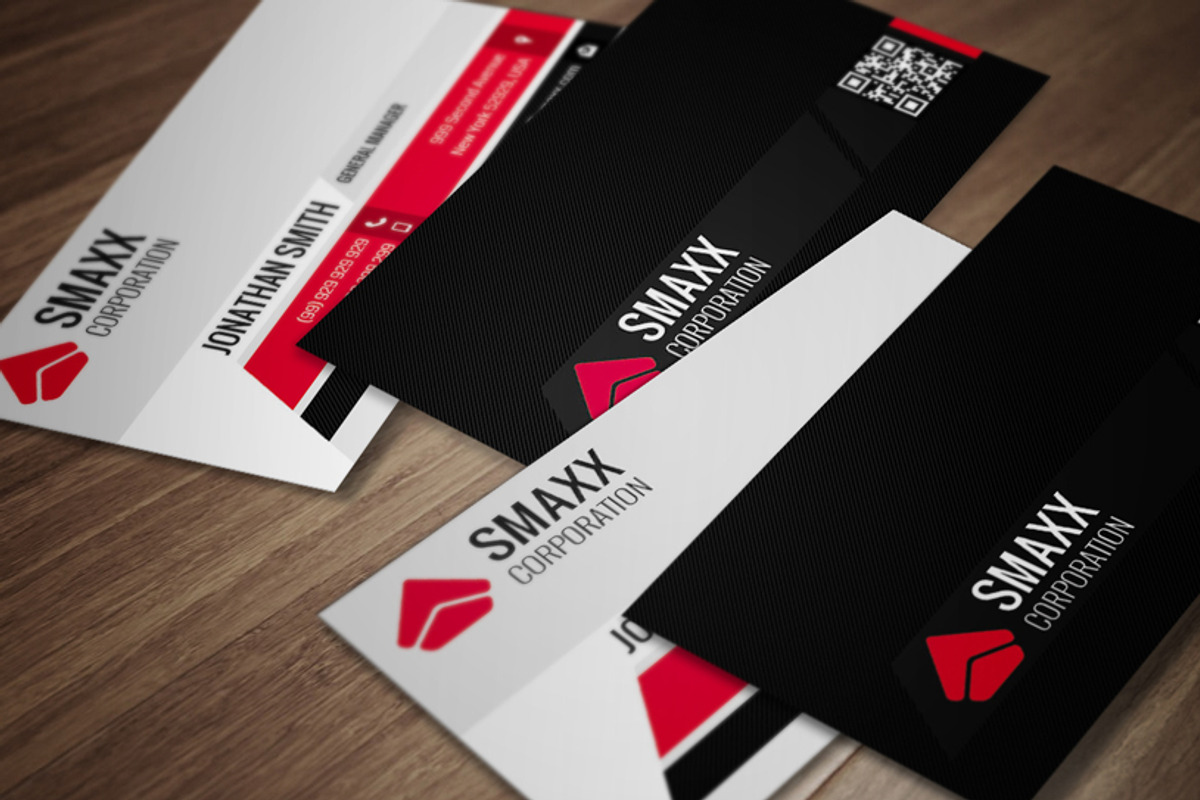 Modern Corporate Business Card CM005, a Business Card Template by annozio (Photo 1 of 4)