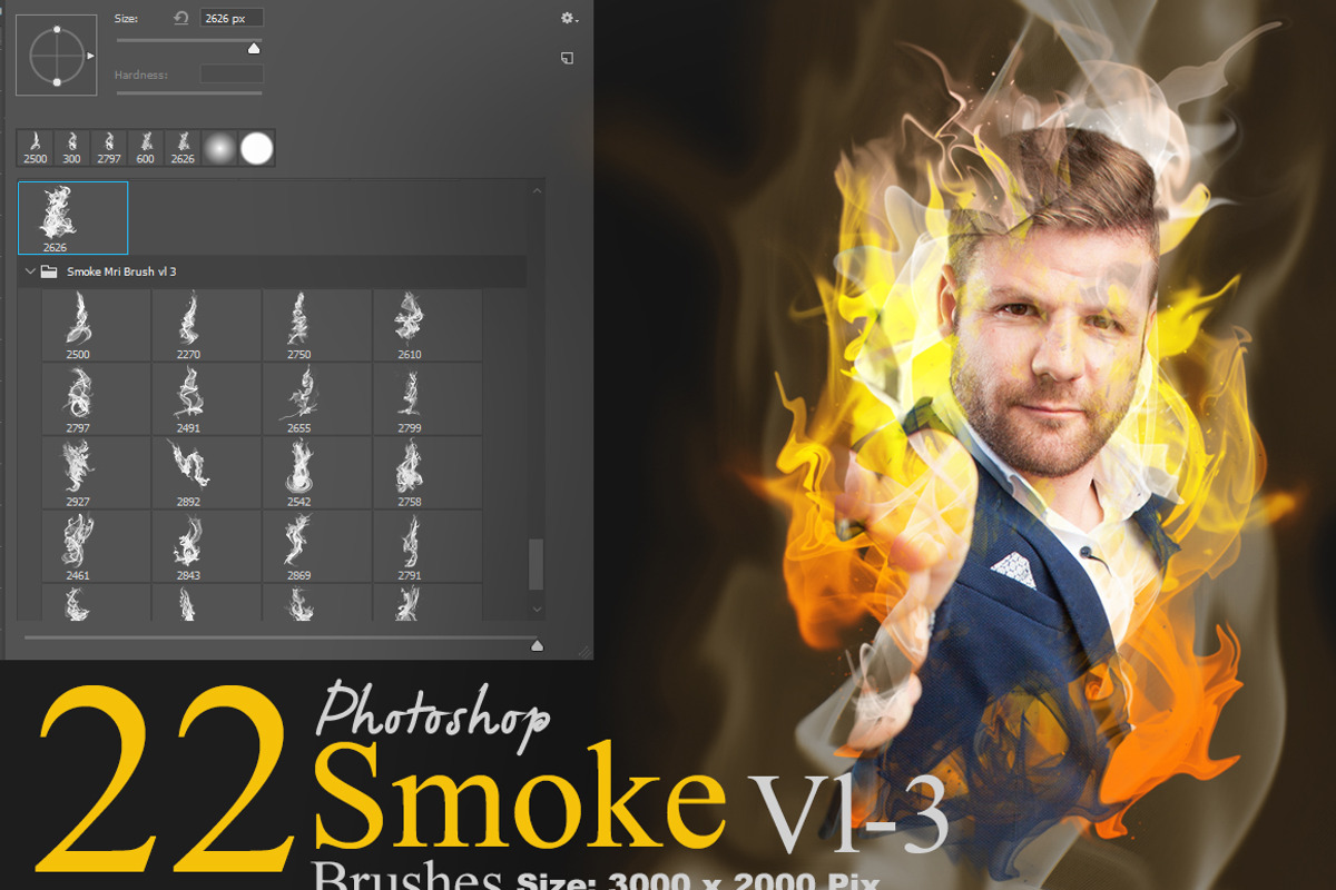Smoke Photoshop Brushes, a Brush Add-On by MRI STUDIO (Photo 18 of 19)