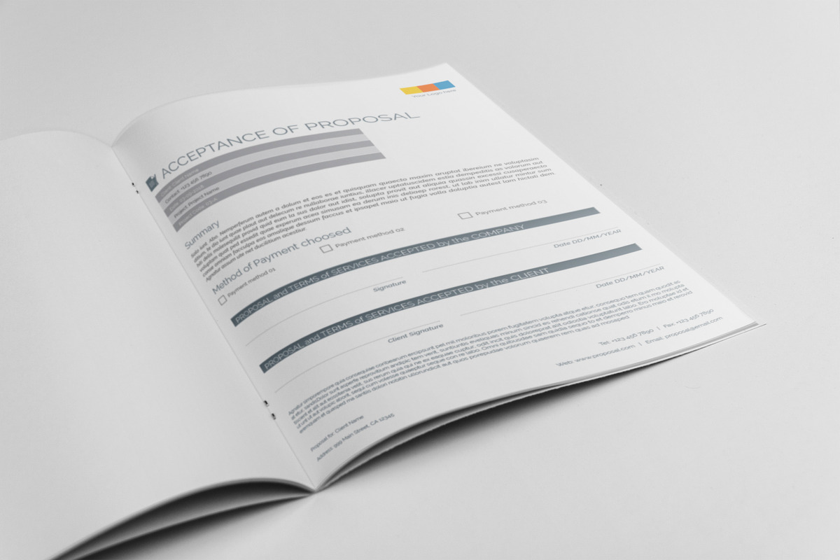 Proposal Contract & Invoice, a Brochure Template by Andre28 (Photo 5 of 9)