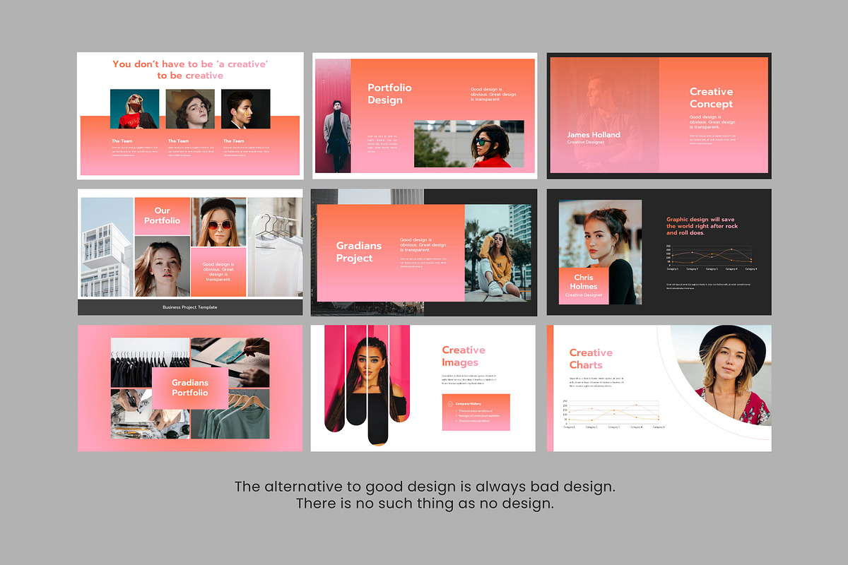 Gradians Keynote Template, a Presentation Template by Yo Slide