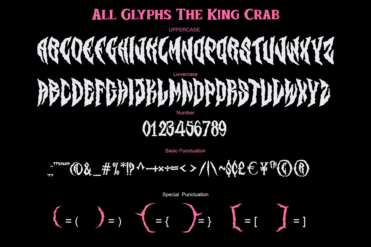 The King Crab, a Blackletter Font by BBtypeStudios (Photo 10 of 12)