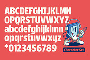 Quarty - Rounded Inktrap Font, a Sans Serif Font by Graptail (Thumbnail 3 of 16)