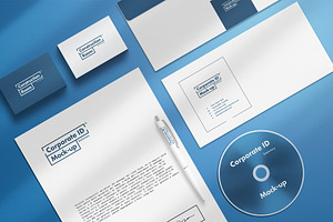 Corporate Stationery Mockup Set