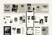 Modern Instagram Carousel Canva, a Social Media Template by Branding Babe Co. (Thumbnail 4 of 9)