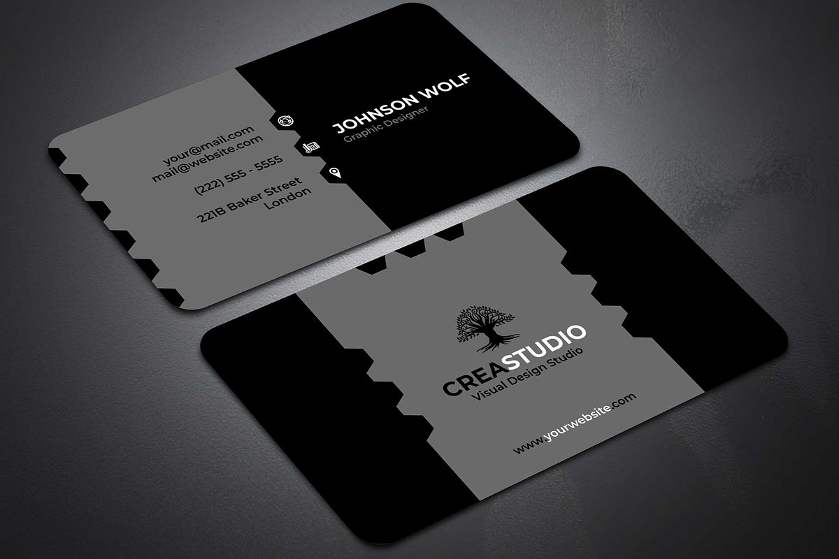 Business Card, a Business Card Template by Midgardians (Photo 2 of 2)