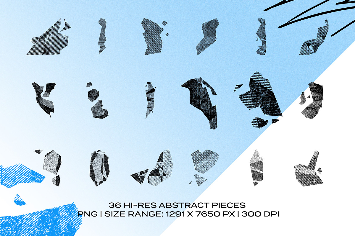 Edge Texture Collection, a Texture Graphic by The Fake PNG (Photo 4 of 7)