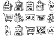 Black Friday Sale Icons, an Object Graphic by nikagraphic (Thumbnail 3 of 3)