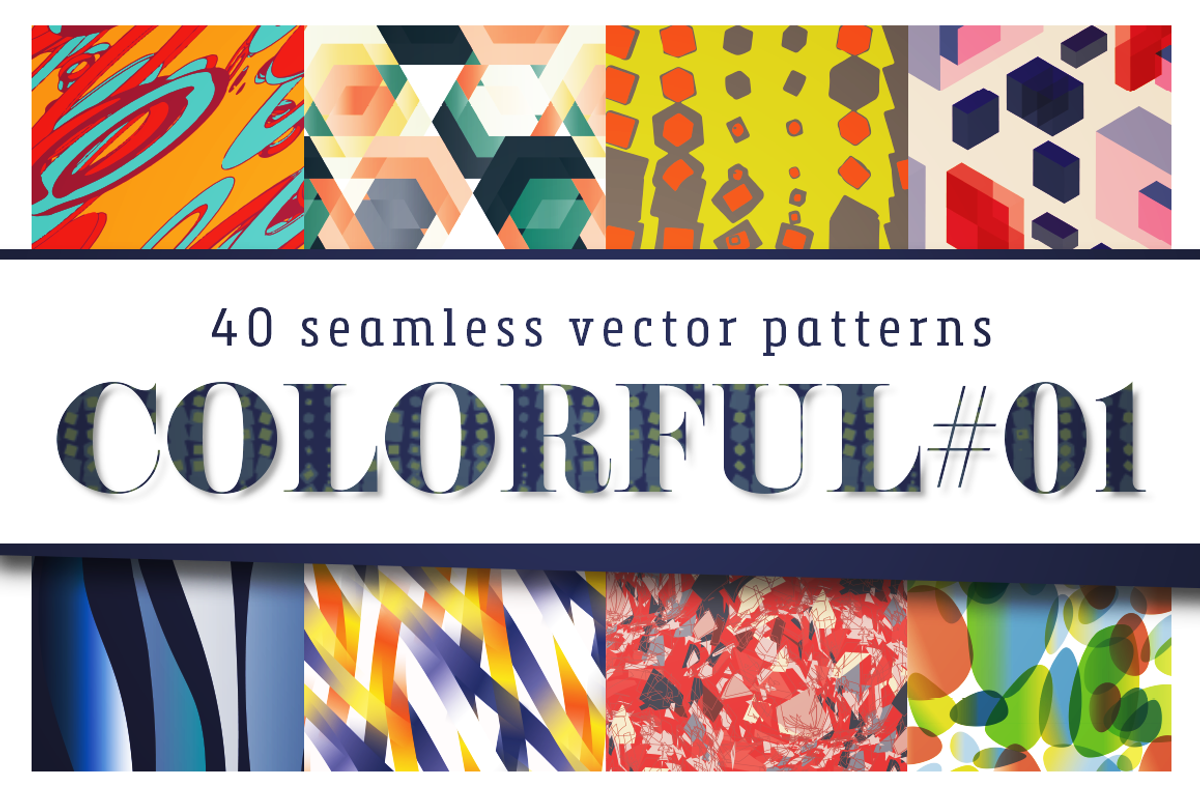 NMD - COLORFUL#01 Vector pattern, a Pattern Graphic by New-Media-Design (Photo 1 of 13)