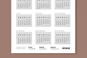 Calendar 2027 Layout Template, a Stationery Template by MightyDesign (Thumbnail 3 of 6)