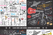 Music Sketched Doodles Vector Set, an Object Illustration by Lemon Workshop (Thumbnail 2 of 3)