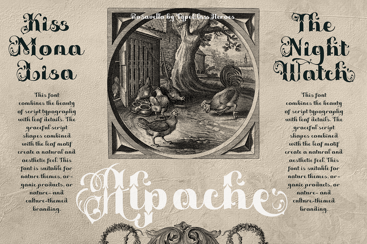 Rosavello Font, a Blackletter Font by TypeClassHeroes (Photo 7 of 10)