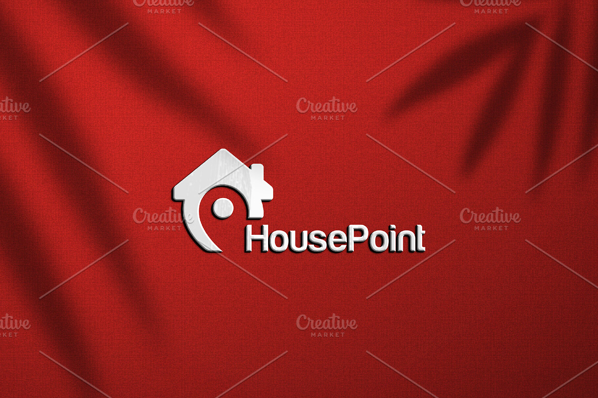 House point pin icon logo design, a Branding & Logo Template by Amadul11 (Photo 4 of 5)