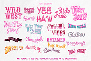 Cowgirl wild west graphic, a Person Illustration by Yelloo Fish (Thumbnail 12 of 29)