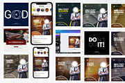 Church Design Template Bundle, a Social Media Template by Mishek Munene (Thumbnail 2 of 6)