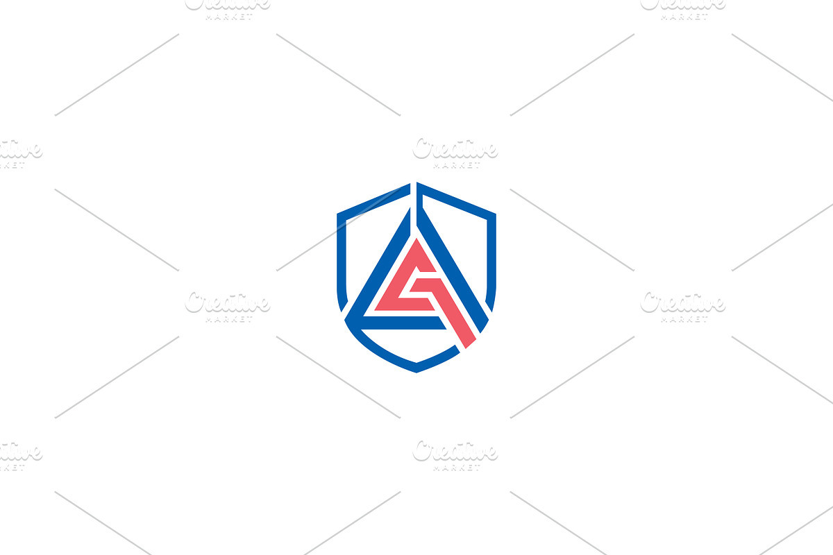 AG GA Logo, a Branding & Logo Template by Creative_Graphic
