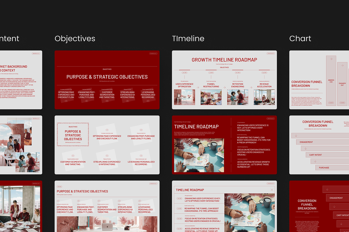 E-Commerce Growth Strategy Figma, a Presentation Template by SLAB! Design (Photo 7 of 9)