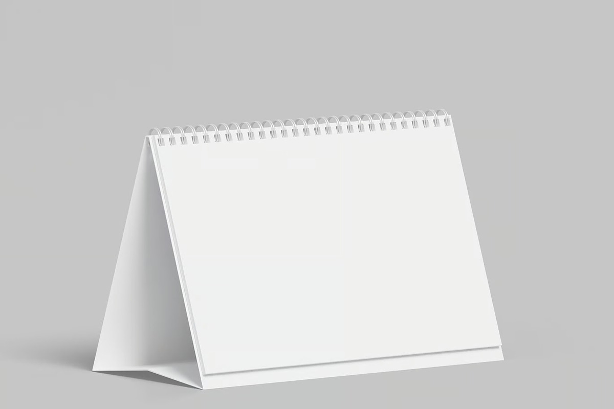 Calendar Mockup, a Merchandise Mockup by renderstockmarket (Photo 2 of 3)