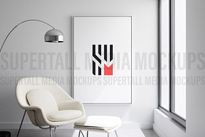 Art PSD Mockup Corporate Interior