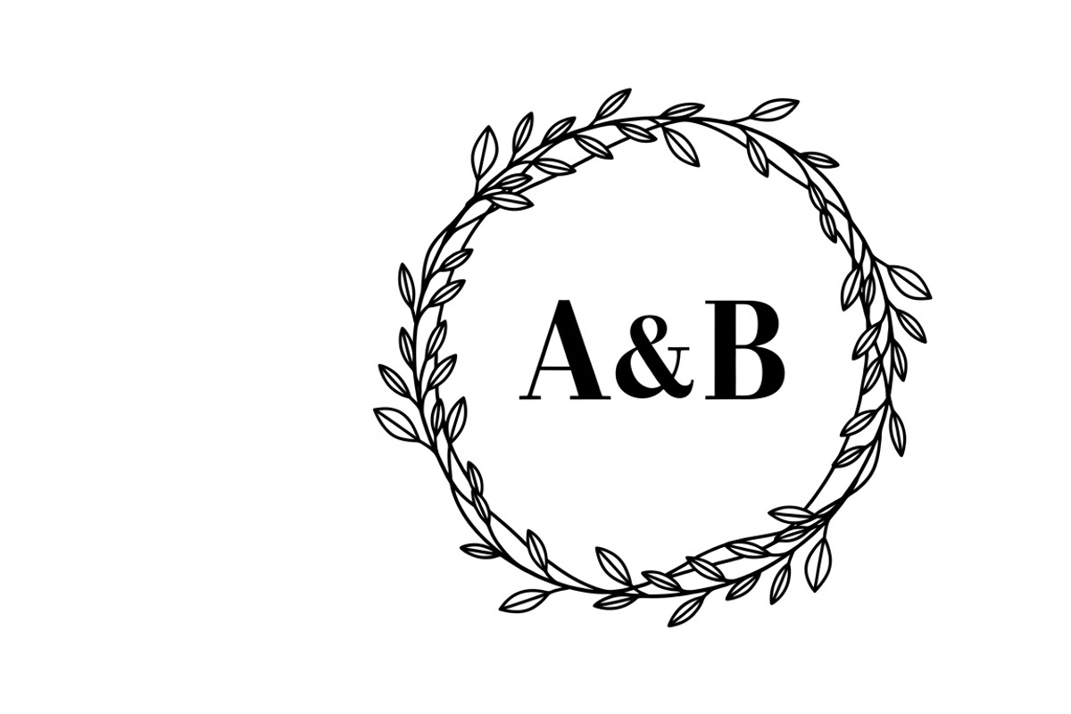couple initial circle monogram, an Illustration by Amazin_art (Photo 25 of 31)