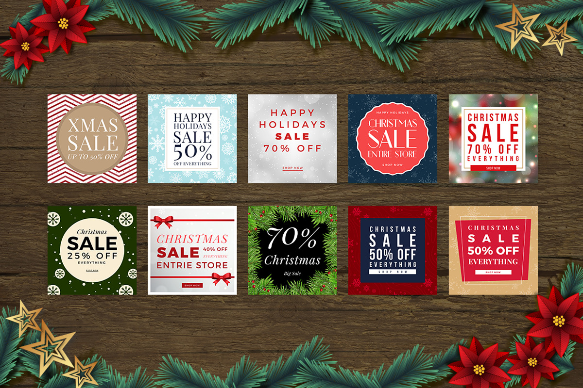 Christmas Social Media Bundle, a Social Media Template by MinimalStudioCo (Photo 14 of 19)
