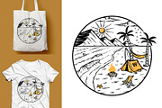 25 in 1 Bundle - Beach & Mountain, a Seasonal Illustration by gunaonedesign (Thumbnail 3 of 21)
