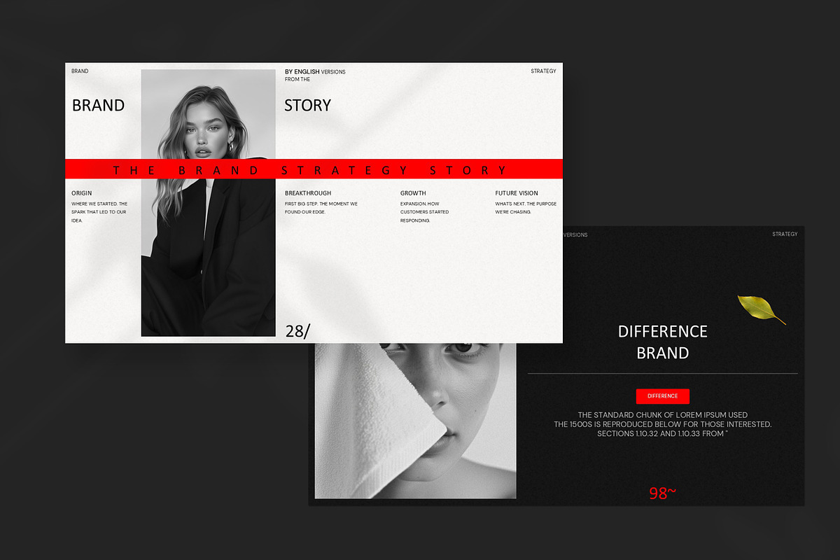 Brand Strategy Presentation Template, a Presentation Template by Aura Agency (Photo 4 of 8)