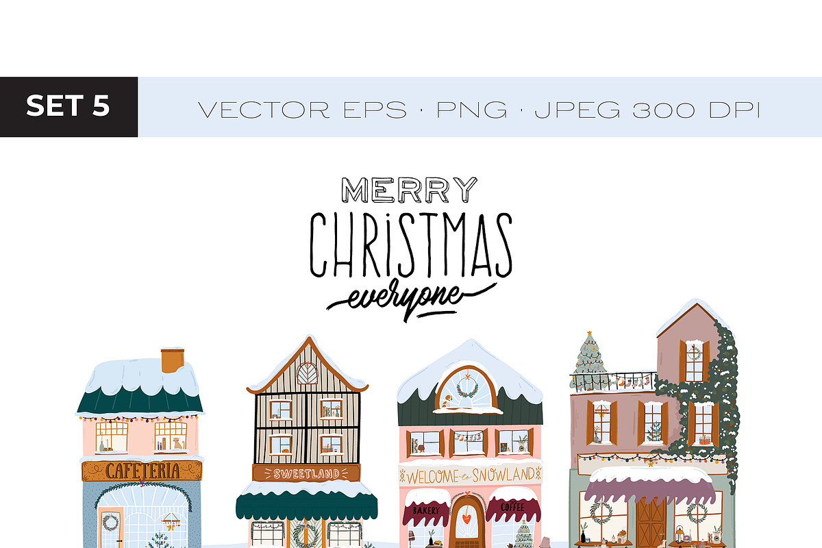 Cute Christmas & New Year BUNDLE, a Seasonal Illustration by Ruslana Lubenets (Photo 64 of 104)