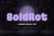 Oblq BoldRot | Horror Display Font, a Sans Serif Font by Oblique Foundry (Thumbnail 1 of 15)