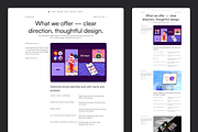 Osei Portfolio Framer Template, a Landing Page Template by Luna Studio (Thumbnail 3 of 10)