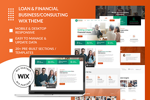 Loan & Financial Business Wix Theme