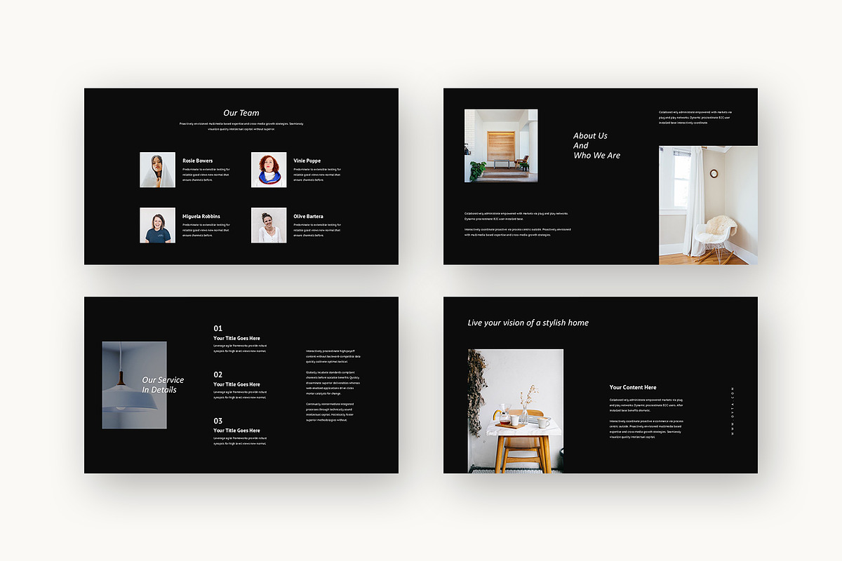 Oyta : Interior Design Powerpoint, a Presentation Template by Punkl Camp (Photo 14 of 16)