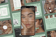 CANVA Skincare Instagram Templates, a Social Media Template by Xenié Creative (Thumbnail 1 of 11)