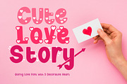 Cute Love Story - Quirky Love Font, a Font by PutraCetol Studio (Thumbnail 1 of 13)