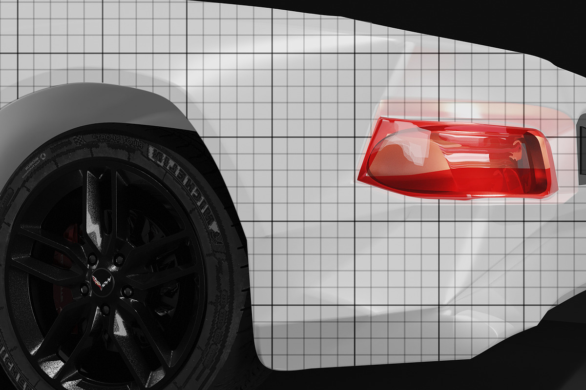 Car Sticker Mockup, a Merchandise Mockup by Unerispace (Photo 2 of 3)