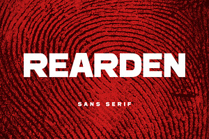 Rearden - Sans Serif Font