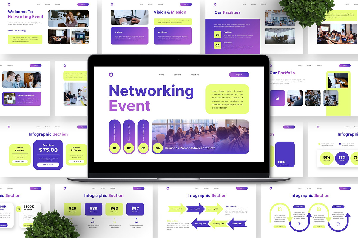 Networking Event - Business GSL, a Presentation Template by Deepslide Studio (Photo 6 of 6)