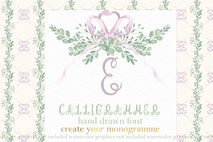 Calligrammer Monogram Calligraphy