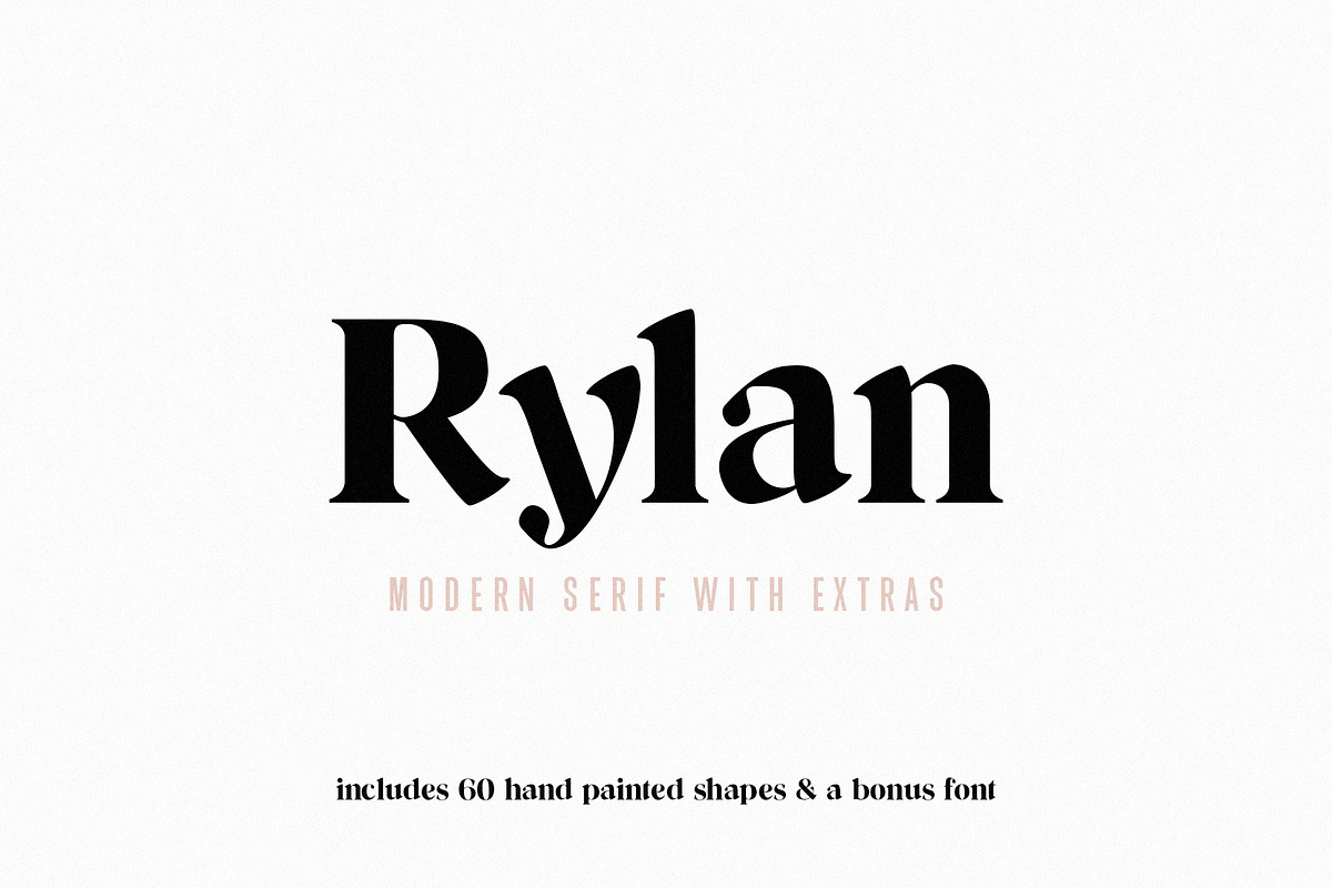 UPDATE: Rylan Modern Serif + Extras, a Serif Font by Jen Wagner Co (Photo 18 of 18)