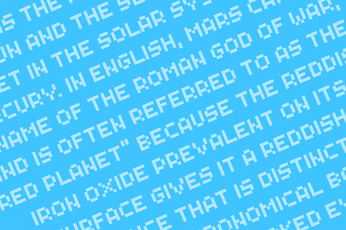 Nanobit - Pixel Typeface, a Sans Serif Font by alpercakici (Photo 7 of 15)