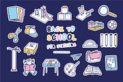 20 education icons Back to school, an Outline Icon by Atelier Mélicope (Thumbnail 2 of 2)