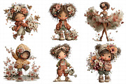 Whimsical Spring Girl Clipart, an Illustration by Daily.Designs (Thumbnail 8 of 8)